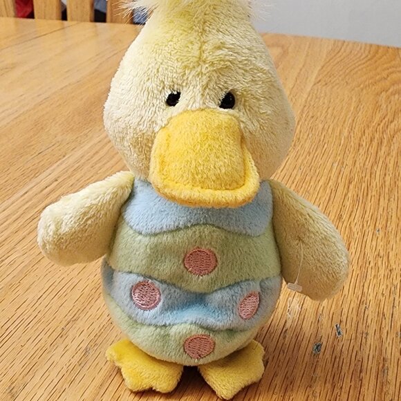 RUSS Easter Duck Plushie Stuffed Animal Toy - Picture 5 of 9